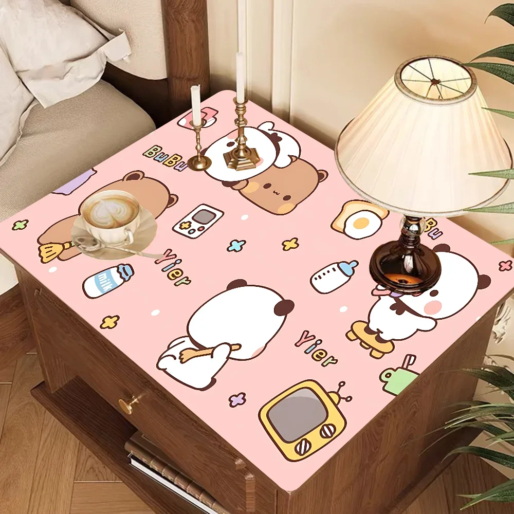 DUDU BUBU Cartoon Printed Dish Drying Mat Super Absorbent Coffee Drain Pad Tableware Quick Dry Rug Kitchen Dinnerware Placemat 4