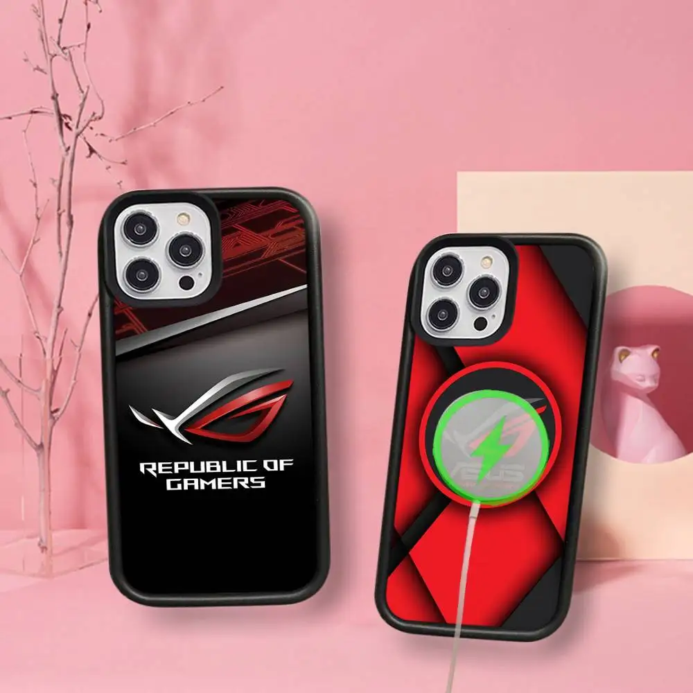 A-AsuS-S R-ROG LOGO For Magsafe Magnetic Phone Case for iPhone 17 16 ...
