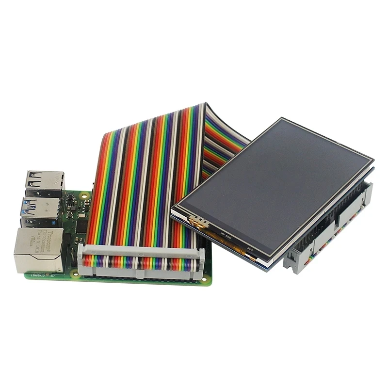 40pin GPIO Adapter Cable 20/30/40CM Male to Female GPIO Cable 2x20 pin Female to Rainbow dip adapter converter cable connector assembly dupont wire jumper cable kit For Raspberry Pi 4 3B 3B+