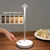 Rechargeable LED Table Lamp Touch Sensor Night Desk Lamp for Restaurant Hotel Bar Bedroom 3 Color Temperatures Stepless Dimming 4