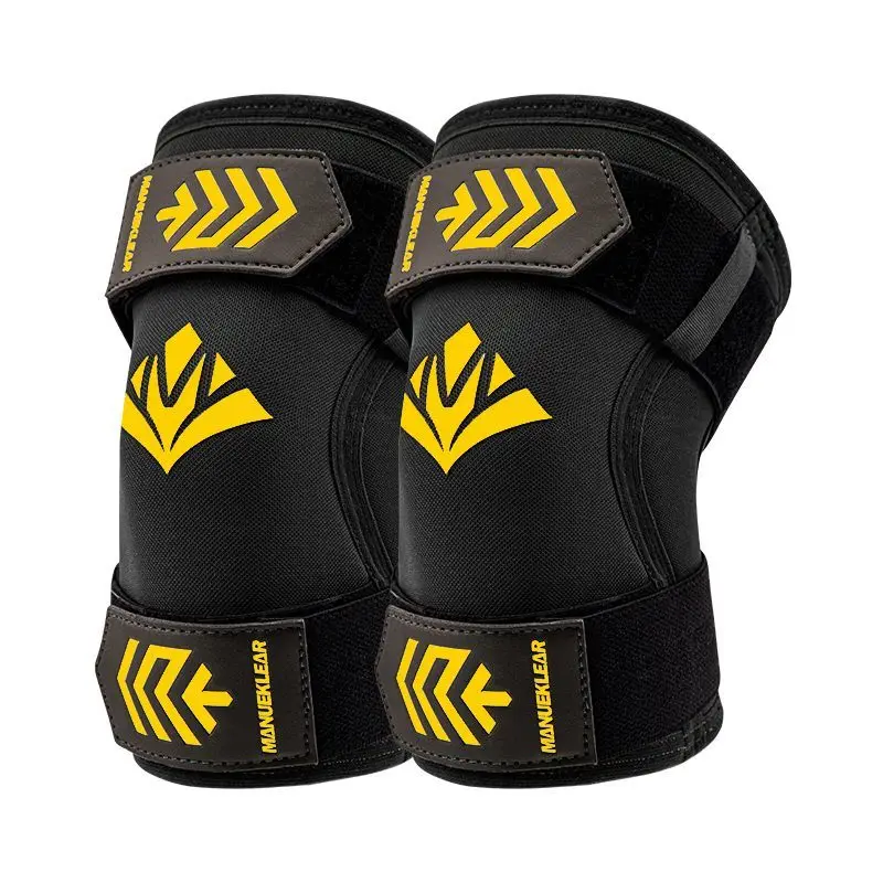 Knee Support Knee Support Sleeve Knee Brace Adjustable Hook&loop Compression Fitness Training Squat Equipment Bodybuilding Strength Lifting