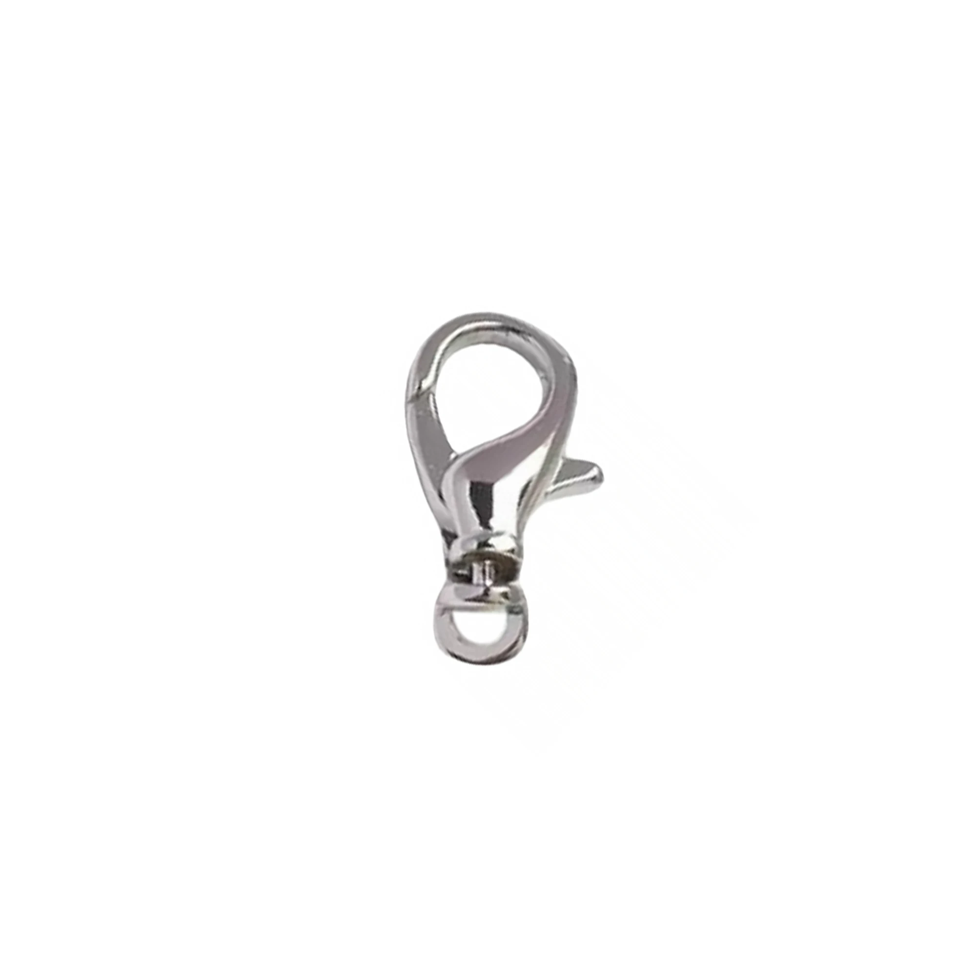 Classic simple Korea 16mm Small Sterling silver 925 smooth swivel