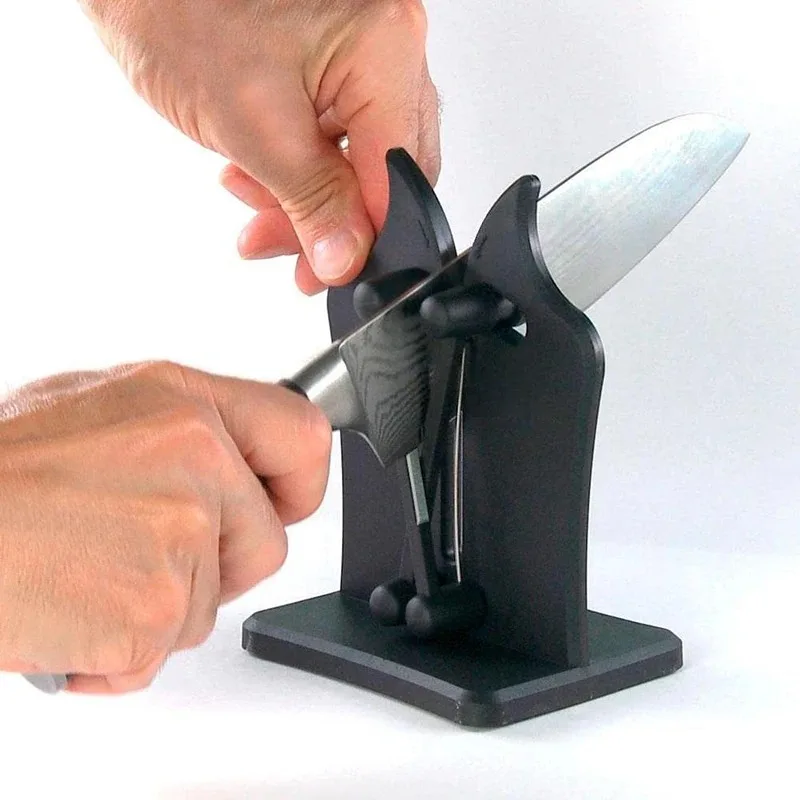 Kitchen Knife Sharpener Tools Easy And Safe Stainless Steel Knife Sharpener Kitchen Chef's Knife Damascus Knife Kitchen Tools - 6