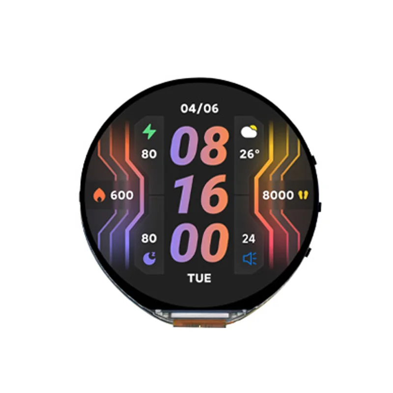 Waveshare ESP32-S3 1.85��ġ ��ġ LCD �ɼ� ESP32, 1.85��ġ IPS ���÷��� 360��360 WiFi �� Bluetooth ����