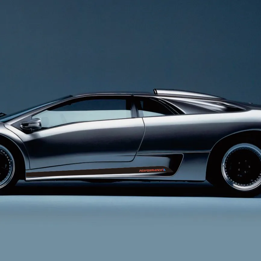 2 Pcs M Performance Car Door Side Stripes Gonna Sticker Body Decalcomania In Vinile Per Bmw Serie 8 Gran Coupe G14 G15 G16 Accessori