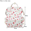 Cherry Printing Woman Backpack 2023 New Cute Schoolbag Student Book School Bag For Teenage Girls Boys High Quality Rucksack 6