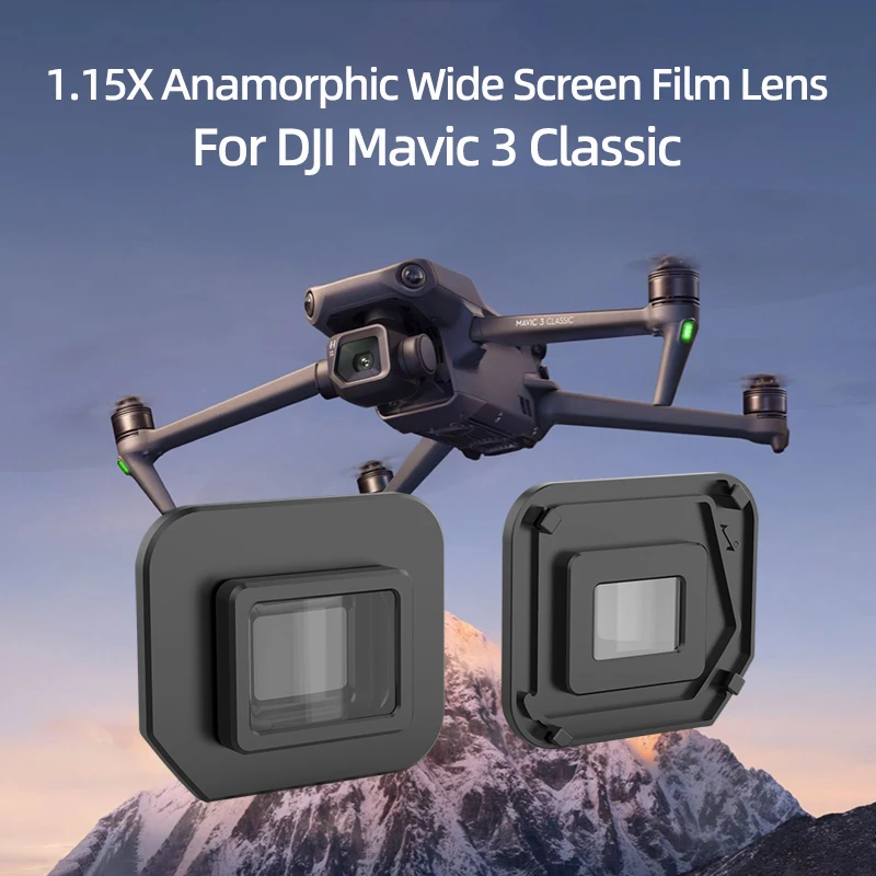 Per Dji Mavic 3 Classic Drone Gimbal Camera Wide Screen Film Lens 1.15X Anamorphic Lens Accessori Per Filtri Per Lenti Ultra Grandangolari