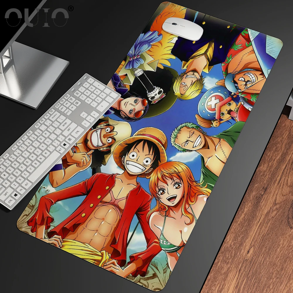 

OUIO Anime Large Mouse Pad Table Mat High-definition Printing Computer Game Player Seam Can Be Customized Mouse Pad Wholesale