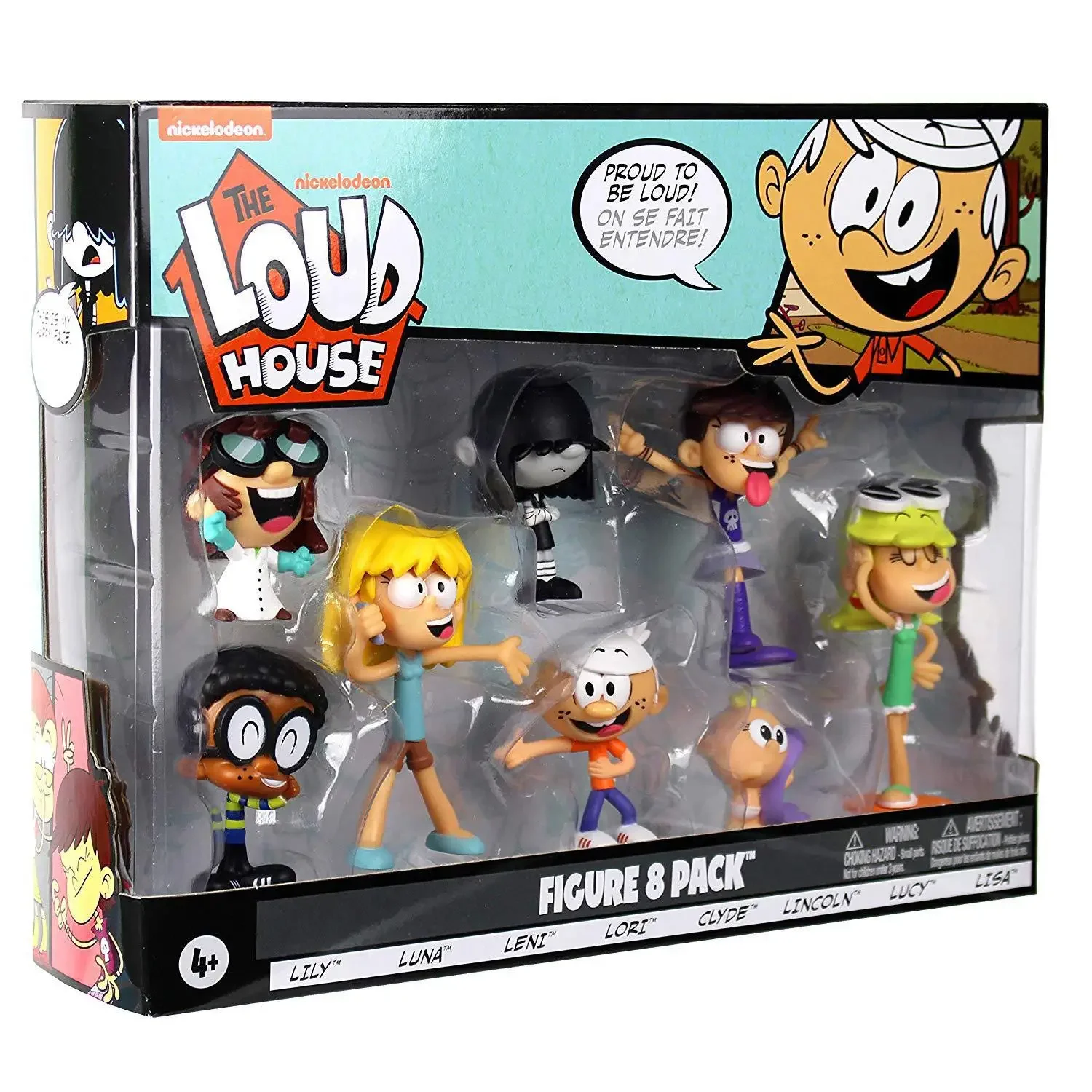thumbnail image 2 of Figuras de acción de Loud House, 8 piezas/set, Lincoln, Clyde, Lori, Lily, Leni, Lucy, Lisa, Luna, juguetes para niños, regalo de Navidad, 2 of 5