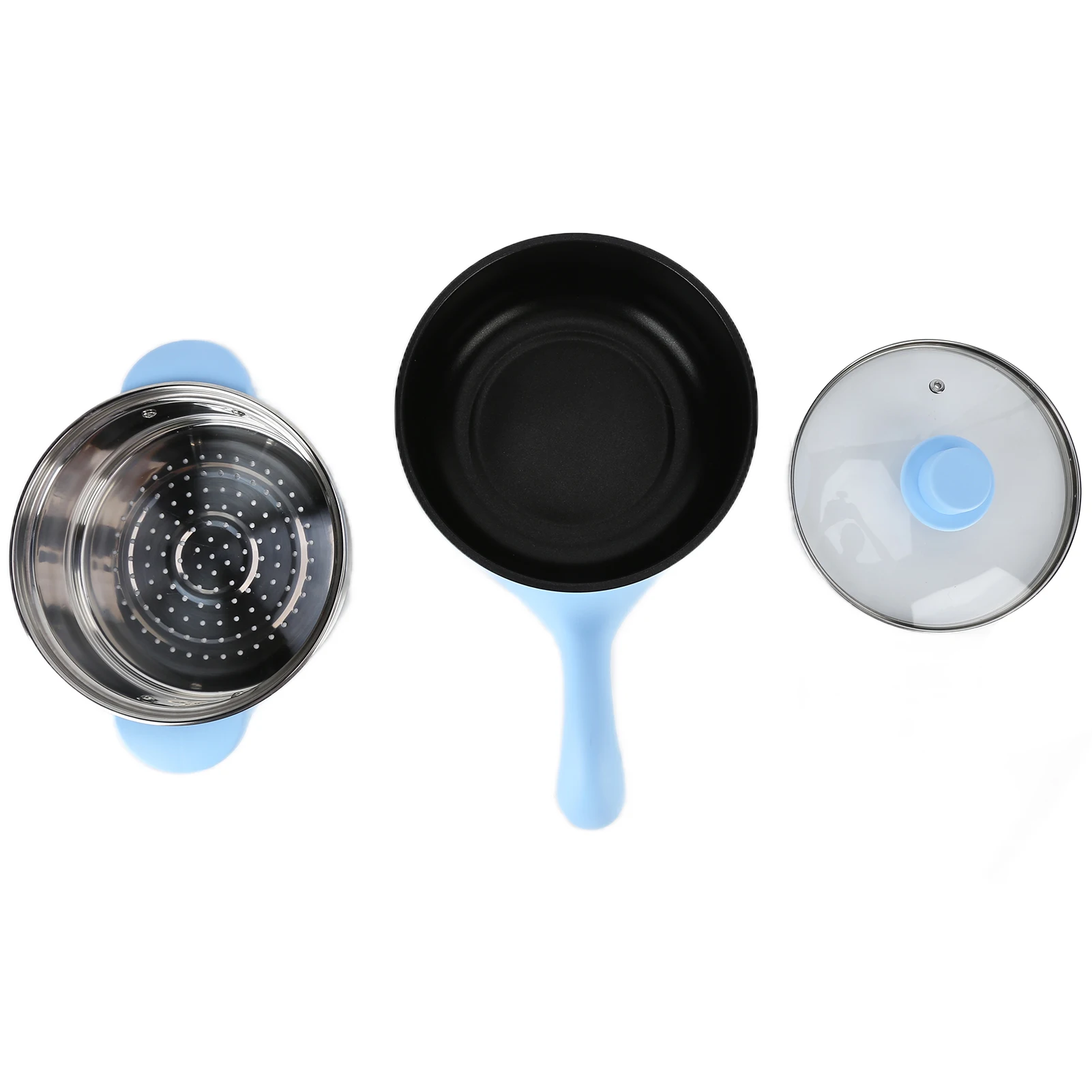 Electric Pot Food Cooker 24V 2L Stainless Steel Non-Stick Intelligent with for Vehicle for Steaming Cooking Car