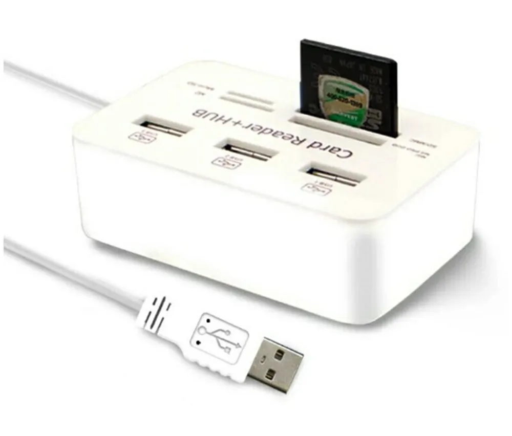 USB HUB 3.0 USB Splitter 3 Ports Extensor Multi Extension Multiple 3 0 Hub 2.0 SD Card Reader USB3.0 Expander For Home PC