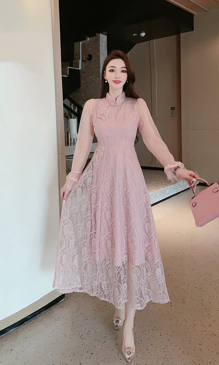 

2024 Women's Clothing Temperament slimming dress Spring Summer New No.20