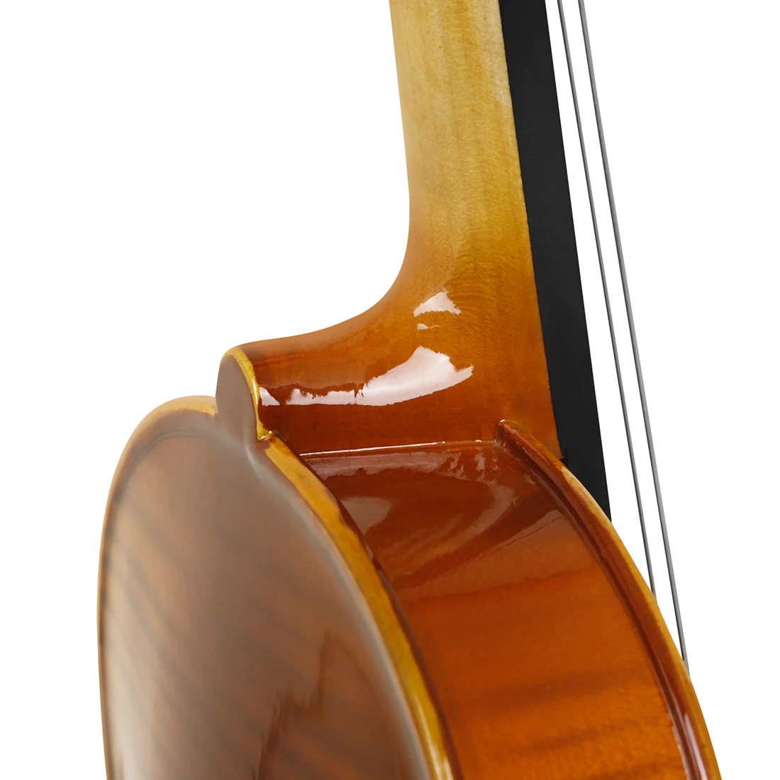 Astonvilla VA-20 16-Zoll-Akustik-Viola, Fichtenpaneel, Viola mit Koffer, Schleifenschnüre, Schulterstütze, Stimmgerät, Teile und Zubehör – Detail 7