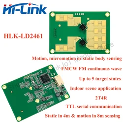 Hilink new 2T4R 24G Millimeter Wave High-precision Multiple Targets Human Perception Trajectory Tracking Radar Module HLK-LD246