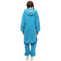 HKSNG New Animal Adult Elmo Sesame Cookie Kigurumi Pajamas Monsters Family Party Fleece Onesies Cosplay Costumes For Women Men - Image 2