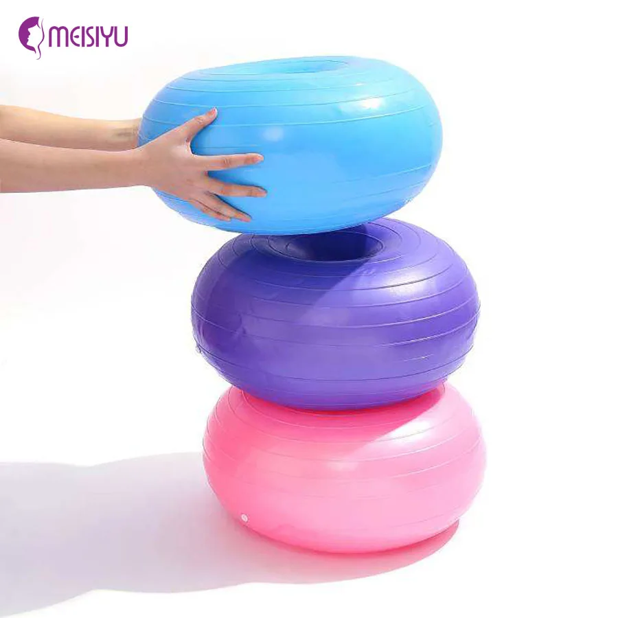 

Утолщенный взрывозащищенный мяч-пончик для йоги, 50 см