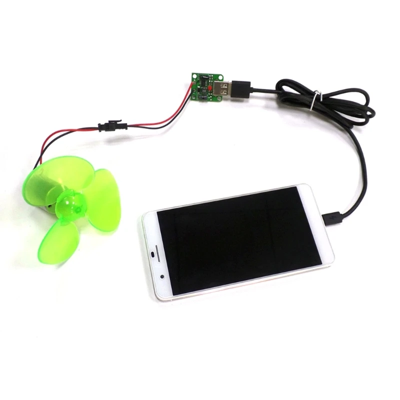 Portable Wind Power Generators Set Mini Wind Motor Micro-Wind Windmills Science Teaching Tool