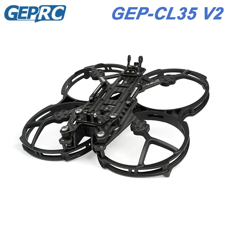 GEPRC GEP-CL35 V2 CineLog35 탄소 섬유 3.5 인치 프레임 키트, 142mm 휠베이스, 3.5 인치 소품 쿼드콥터 드론용 USB 인터페이스 포함 Best5 GEPRC GEP-CL35 V2 CineLog35 탄소 섬유 3.5 인치 프레임 키트, 142mm 휠베이스, 3.5 인치 소품 쿼드콥터 드론용 USB 인터페이스 포함 Best5
