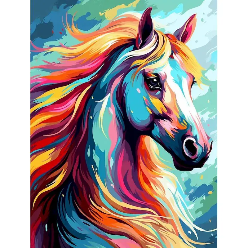 Vibrant Animal-Themed DIY Acrylic Painting Kit - Ideal for Home Decoration and Art Gifts