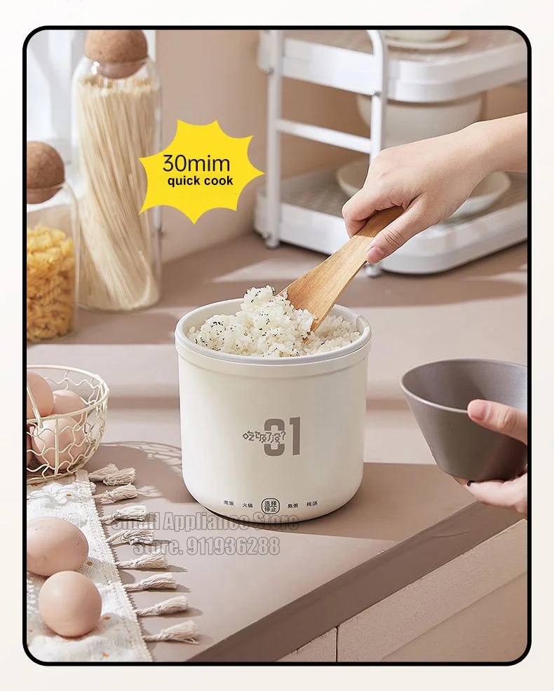 Description Picture 5 of itemElectric Hot Pot Cooker Multicooker Hotpot Stew Heating Eggs Soup Pan Noodles Steamer Rice Cookers Cooking Pot