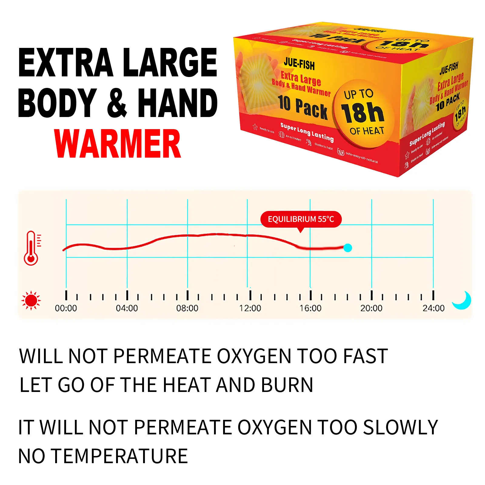 Warm Treasure Sticker for Preventing Cold Keeping Warm Autumn and Winter 18 Hours