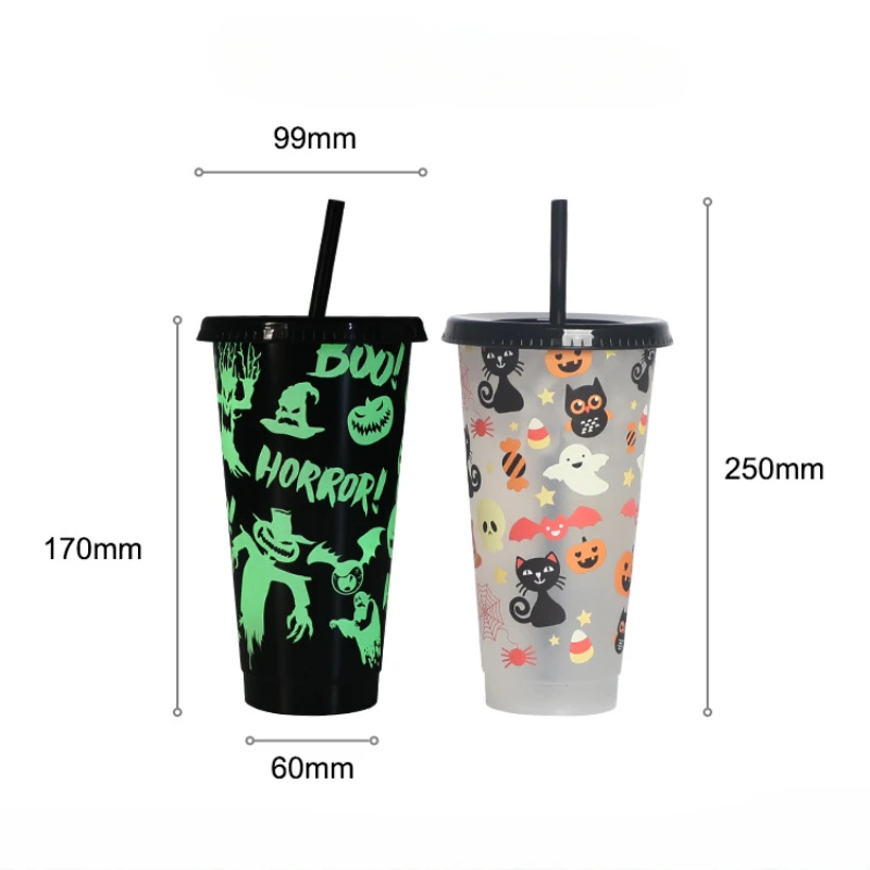 Tumbler Cup Name Plates . Halloween Straw Topper . Clay Charm for