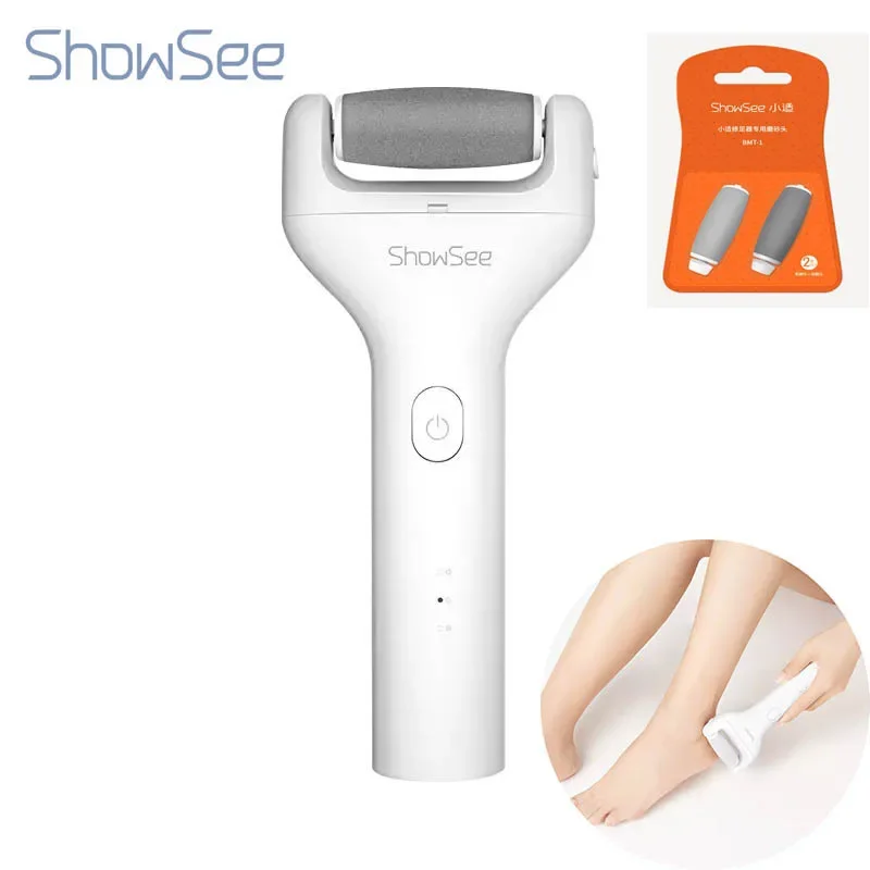 

Showsee портативное электрическое средство для удаления мозолей ног, USB-зарядка, инструменты для педикюра ног, средство для удаления омертвевшей кожи, лучшее средство для быстрой кожи