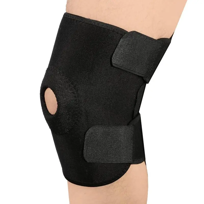 1pc Adjustable Knee Brace Support Sleeve Patella Stabilizer Protector Wrap for Arthritis Meniscus Tear Running Sports Knee Pads