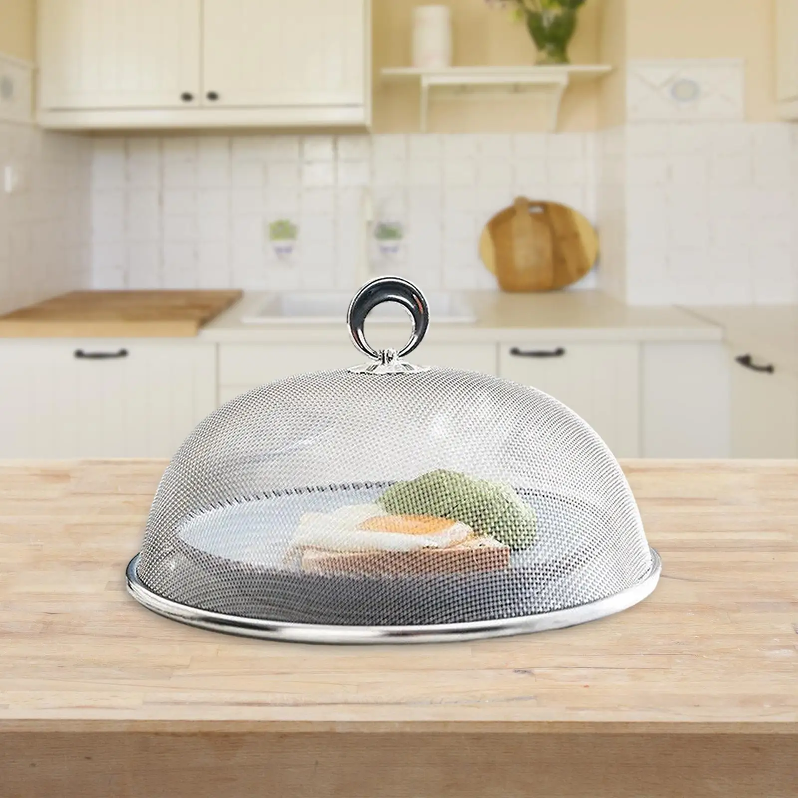 Stainless Steel Food Tent Umbrella Food Dome Fine Mesh Screen Reusable Dish Cover Net Outdoor Party Camping