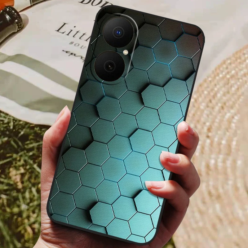 Shockproof Flower Astronaut Soft Silicone Phone Case Bumper Cover