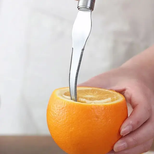 Portable Orange Peeler for Household, Grapefruit Knife, Orange Meat Fruit Tool, Open Orange Meat Separator, Kitchen Gadgets, Cre 2