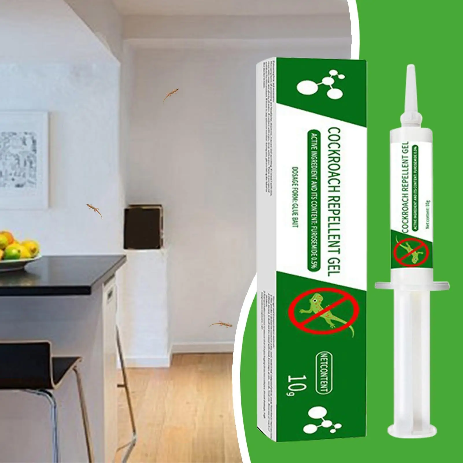 1pcs Reptile Prevention Gel Gecko Repeller Outdoor Natural Lizard Repellents Lizard Pests Remover Repel Gecko Bait Gel For Home