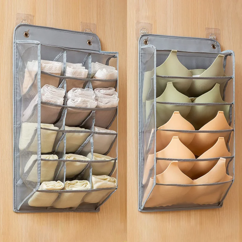 Underwear Bra Storage Bag Foldable Home Closet Organizer Wardrobe Clear