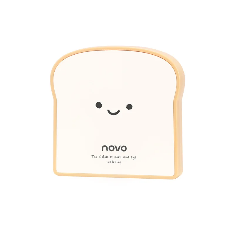 NOVO New Toast 9 Colors Matte Eyeshadow Palette Pearlescent Eye Plate Cute Makeup Palette Female Cosmetic Lasting Nature Beauty