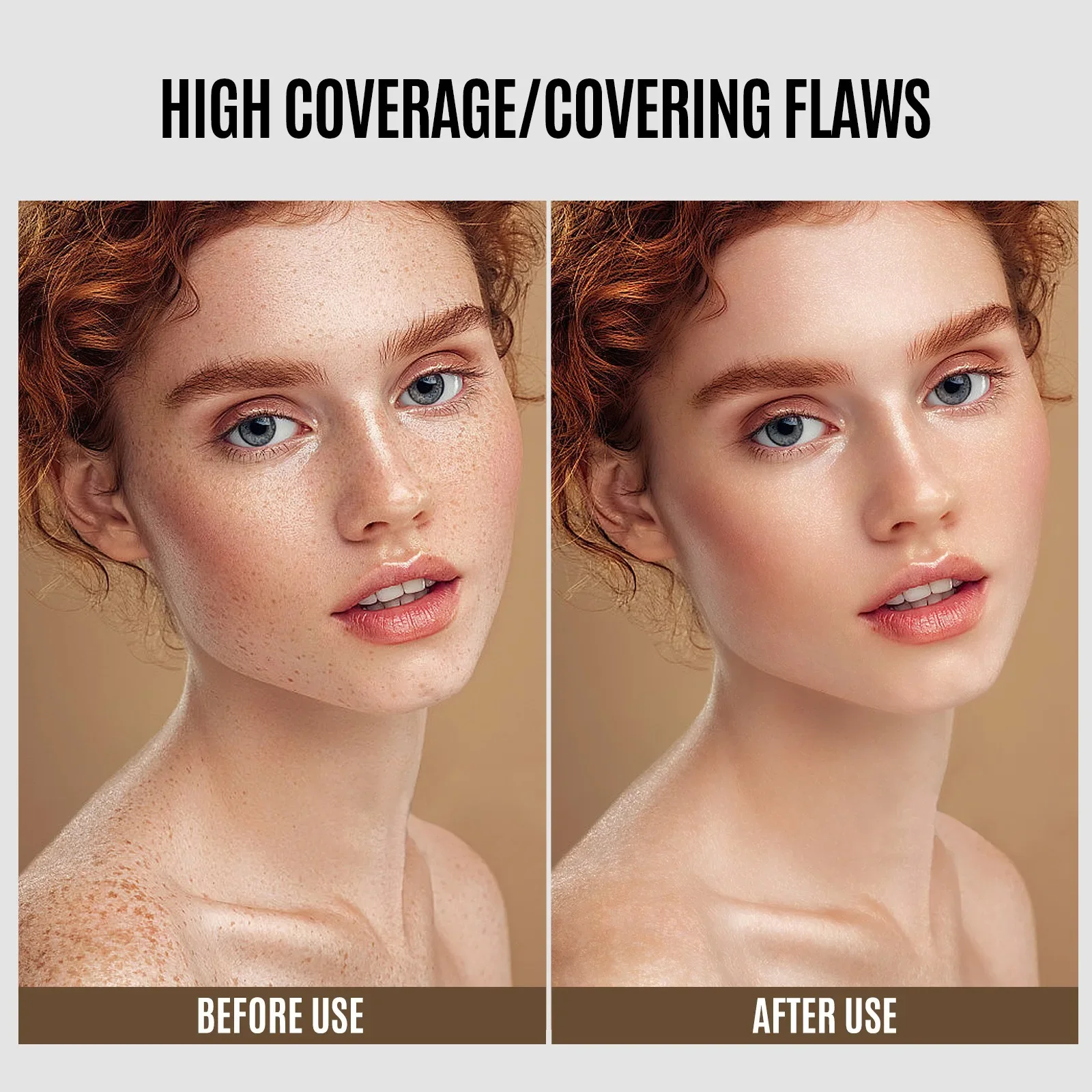 Description Picture 6 of itemBreathable Matte Foundation Natural Nude Wheat Long Lasting Moisturizing Sweat-proof Liquid Concealer BB Cream for Women Makeup