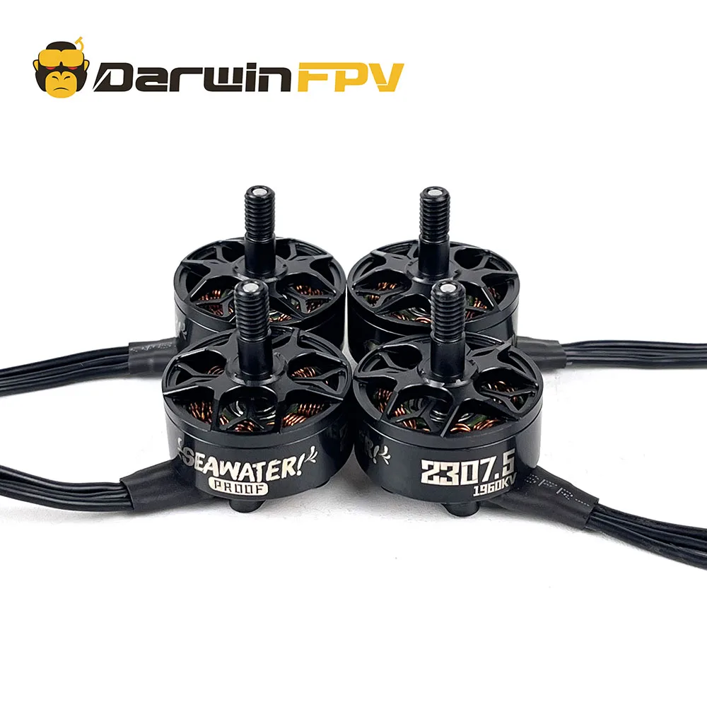 DarwinFPV 2307.5 1960KV Seawater-proof Motor Brushless Motors FPV Racing Drone RC Quadcopter Parts