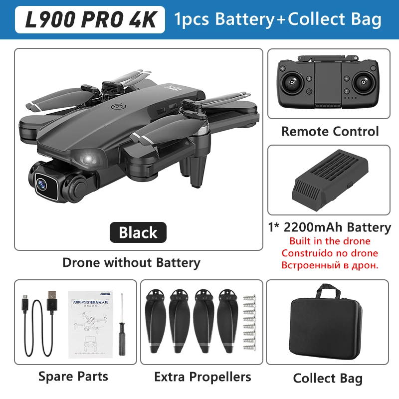 L900 PRO Black Bag