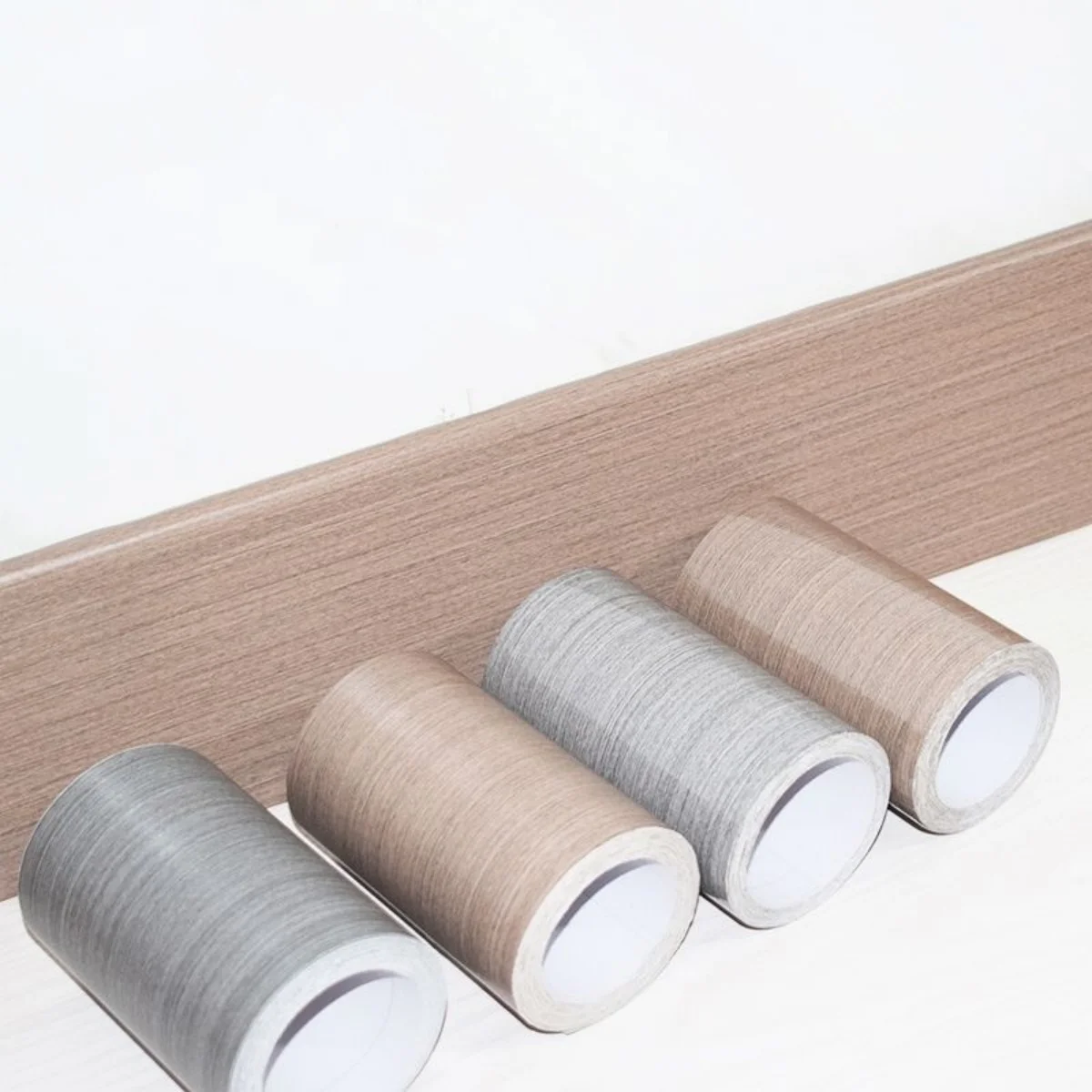 Wood Grain Self-Adhesive Waterproof Tape - Multi-Purpose Surface Enhancer, 8cm x 5m Roll