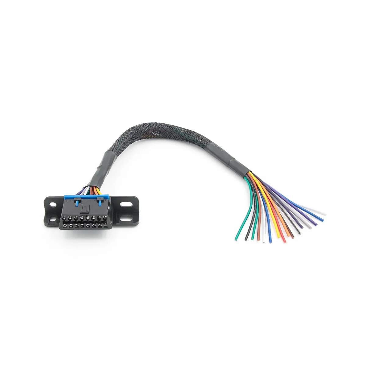 

Universal OBD2 16Pin Female Connector to Open OBD Cable Female Extension Connector Ribbon Interface Adapter