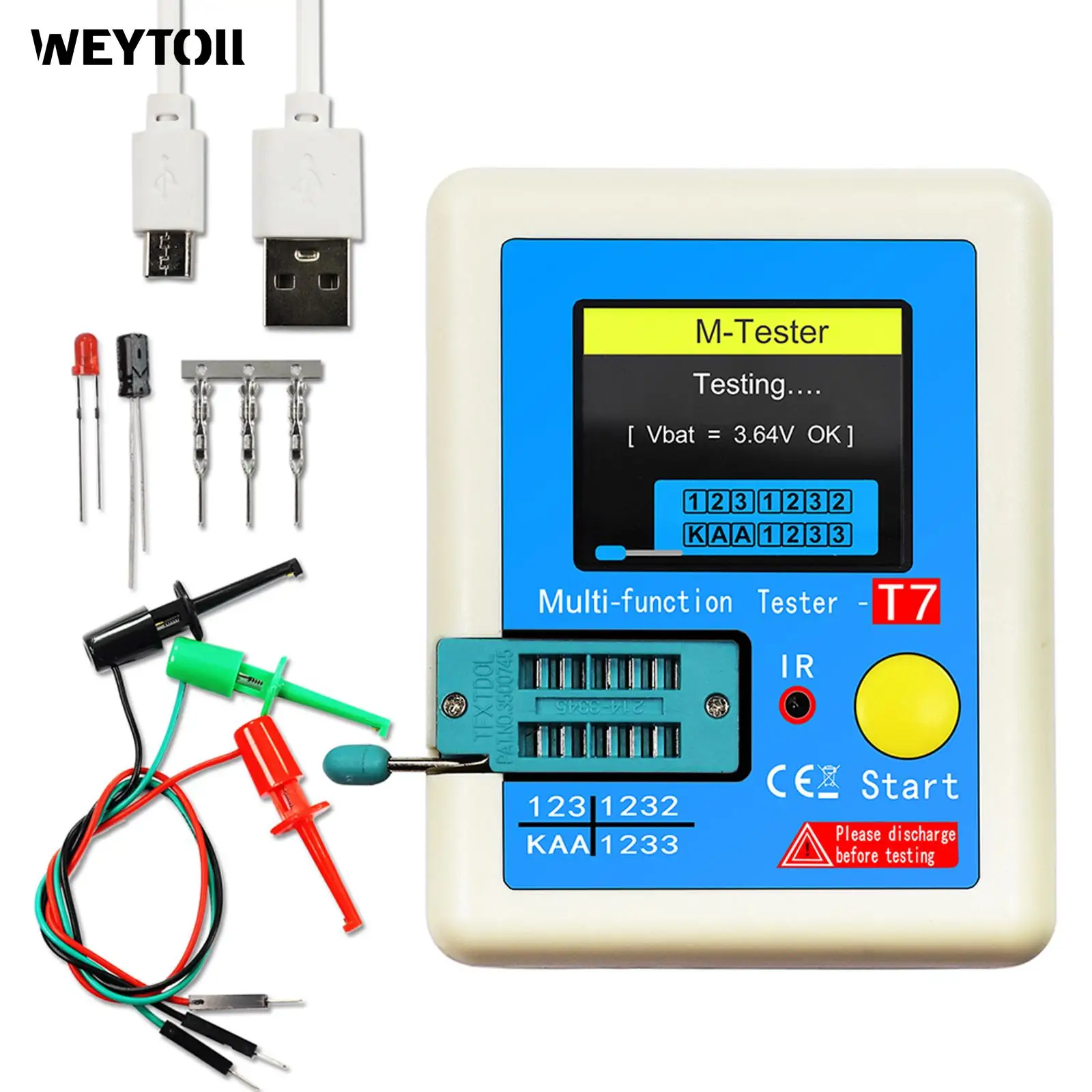 MESR-100 ESR capacità Ohm Meter Tester di condensatori Tester di  condensatori di resistenza di capacità di misurazione professionale -  AliExpress