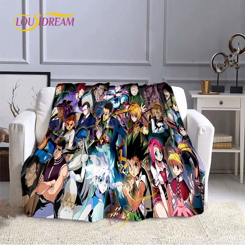 HUNTER��HUNTER 3D Anime Japanese cartoon Blanket  Decoration Thin Sheet Sofa Set Home TV Blanket Office Casual  Throwing Blanket