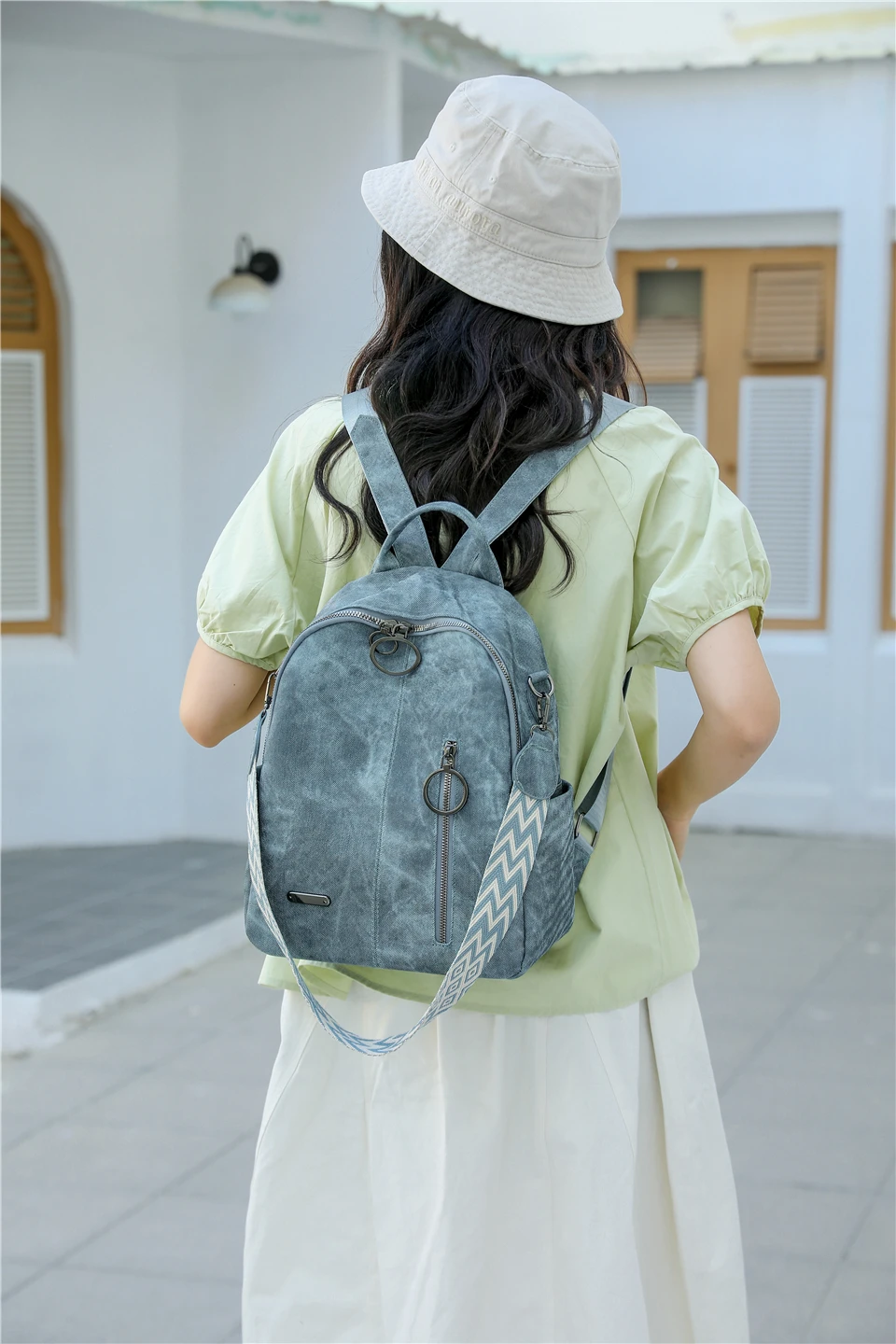 Fashion Daypack High Quality Pu Leather Backpack Women Bagpack Ladies Shoulder Bag Designer Large Capacity School Bag for Girls