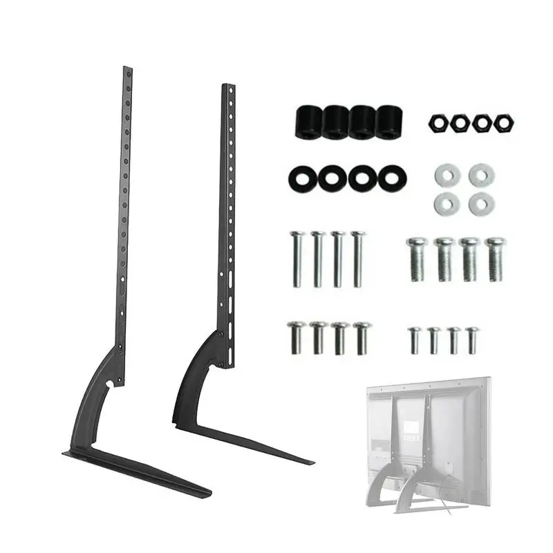 Universal tv Stand Base para 32 a 70 Plasma Lcd Flat Panel Altura Ajustável Tela Led Monitor de tv Suporte Rack