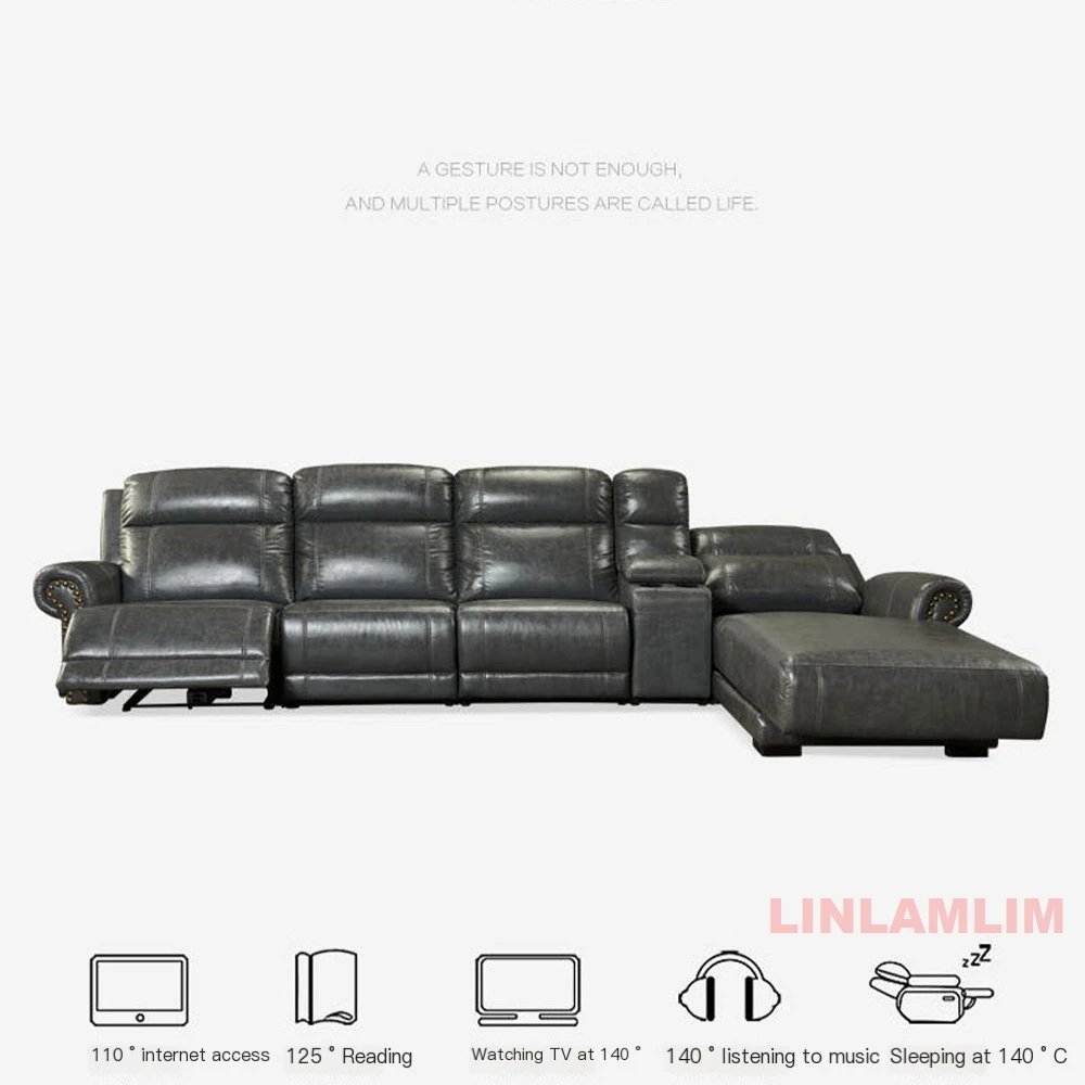 MINGDIBAO L-Shaped Power Recliner Sofa 3