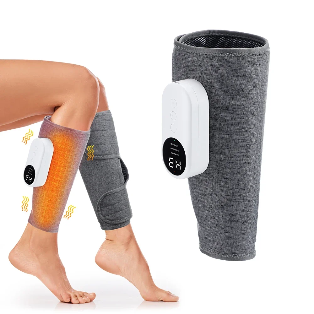 Leg massager multi-functional thermostatic compress thin leg instrument wireless foot massage muscle blood circulation