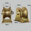 2" U Groove Wheel Heavy Duty Rigid Caster with Bracket for Inverted Track Sliding Gate Rolling Gate Industrial Machines 3