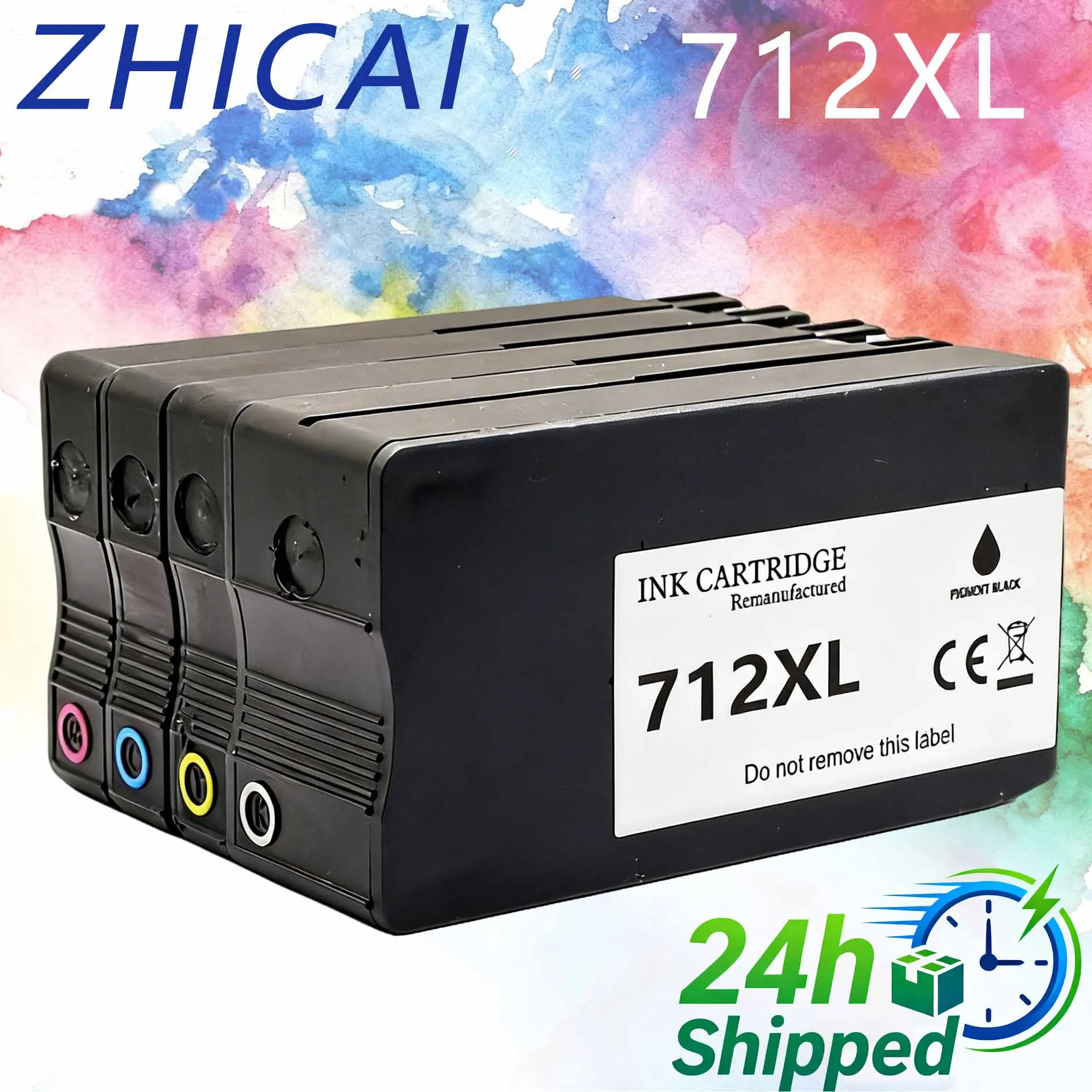 712 XL 712XL for HP712 3ED71A 3ED67A Remanufactured Inkjet Ink ...
