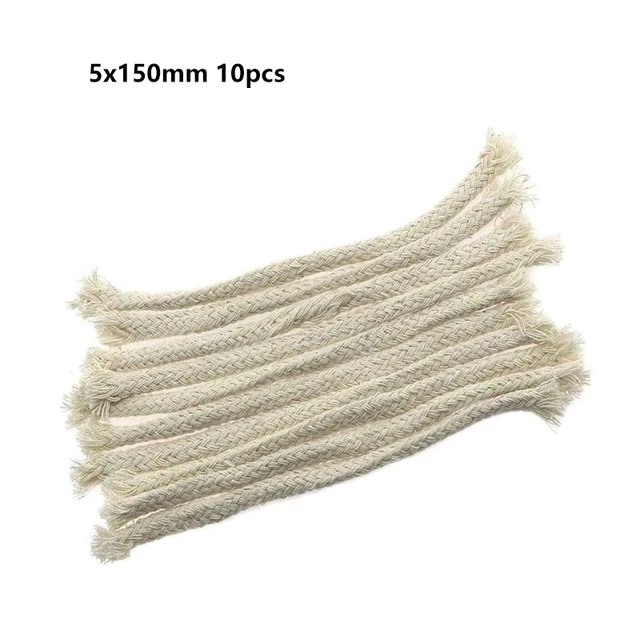 3/5/10M Alcohol Wick Rope Burner Cotton Wick Round Cotton Kerosene Oil ...