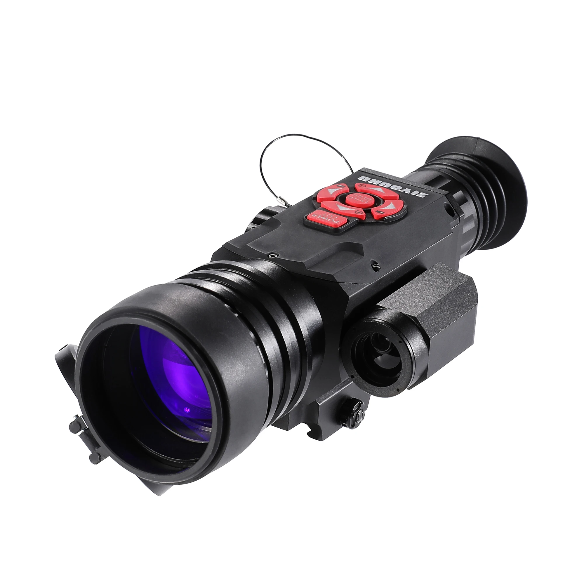 HTS35/55X Laser Ranging Thermal Night Vision Riflescope for Hunting One Click Zero Position Reticle Multi-Function Thermal Scope