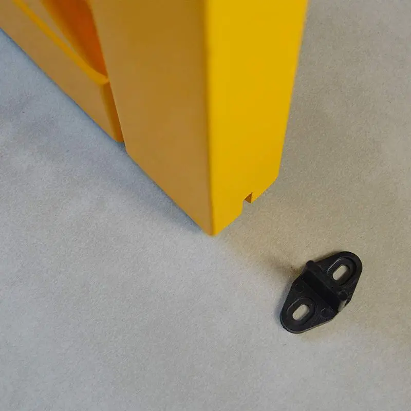 Sliding Door Floor Guides-Black Closet Door Guide Floor Mounted Bottom Track Guide For Sliding Doors, Easy to Install tobogan